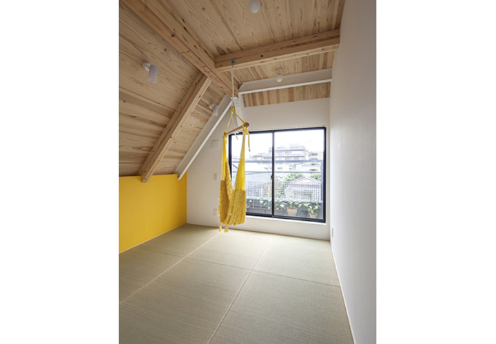 敷地10坪に7層からなる住宅ー寝室