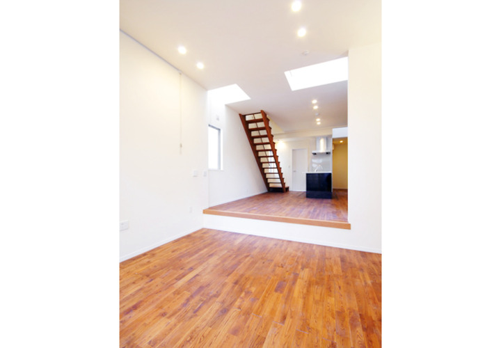 リビングから見える階段