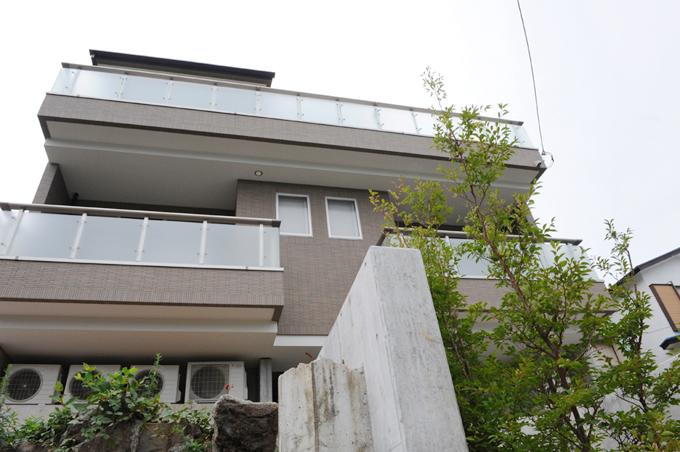 急傾斜地の住宅