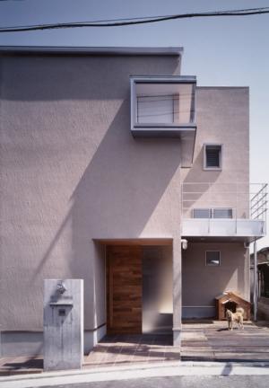 スキップフロアーのある家