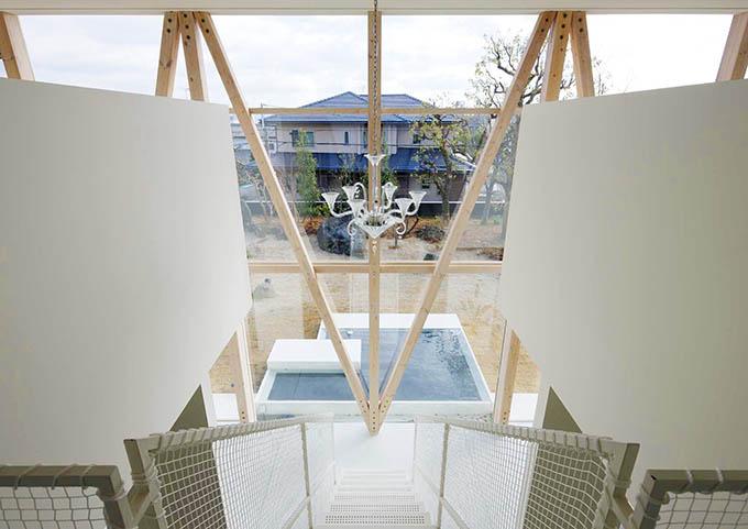 GREEN HOUSE、2階より