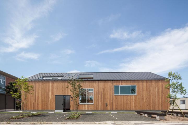 indoor terraceの家