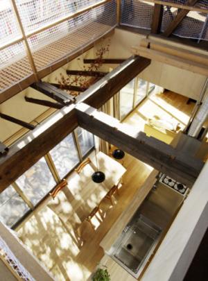 キッチンが家の中央にある家（築40年戸建てのリノベーション）