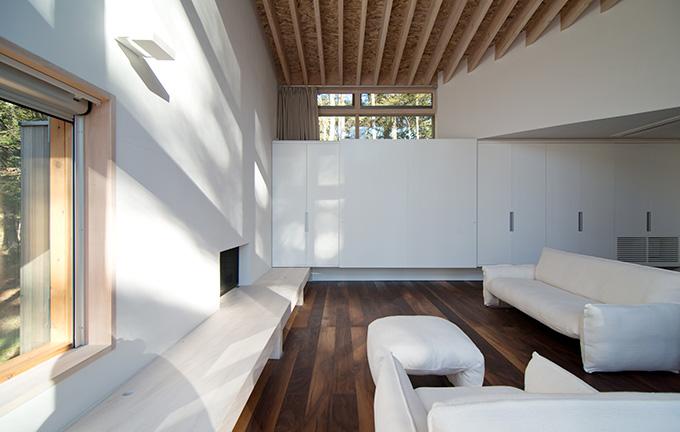 ギャラリー付きの週末住居