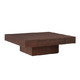 De-foe SQUARE LOW TABLE Walnut