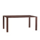 MARGOT SQUARE DINING TABLE 16 Walnut
