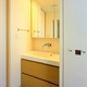 シンプルモダンな洗面スペース