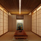 和室　夕景