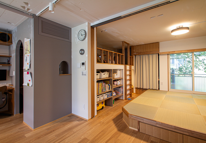 猫が通る、猫穴もアーチ壁