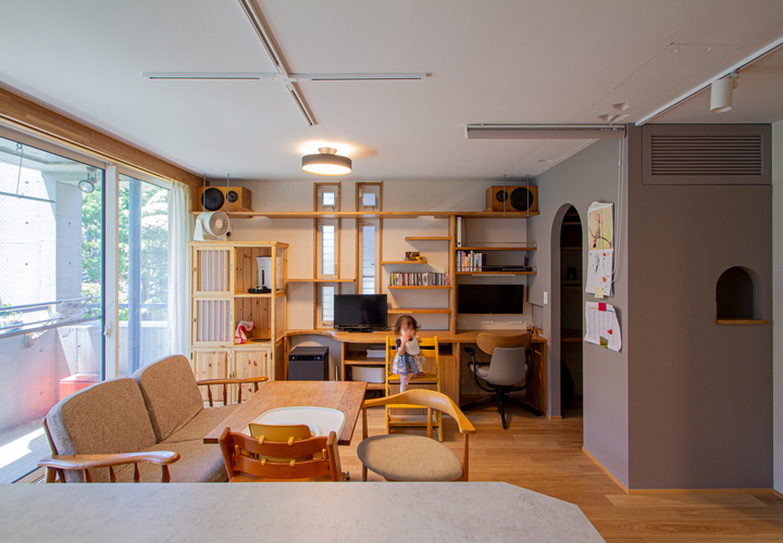 開放感のあるリビング