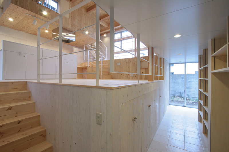 LDKには大容量の床下収納