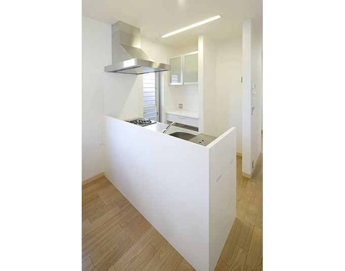 既製品のキッチンを加工