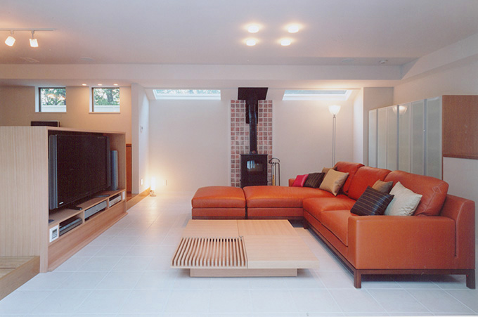 広々リビングは寛げる空間に