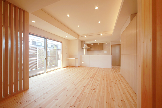 木材の香りを楽しむLDK