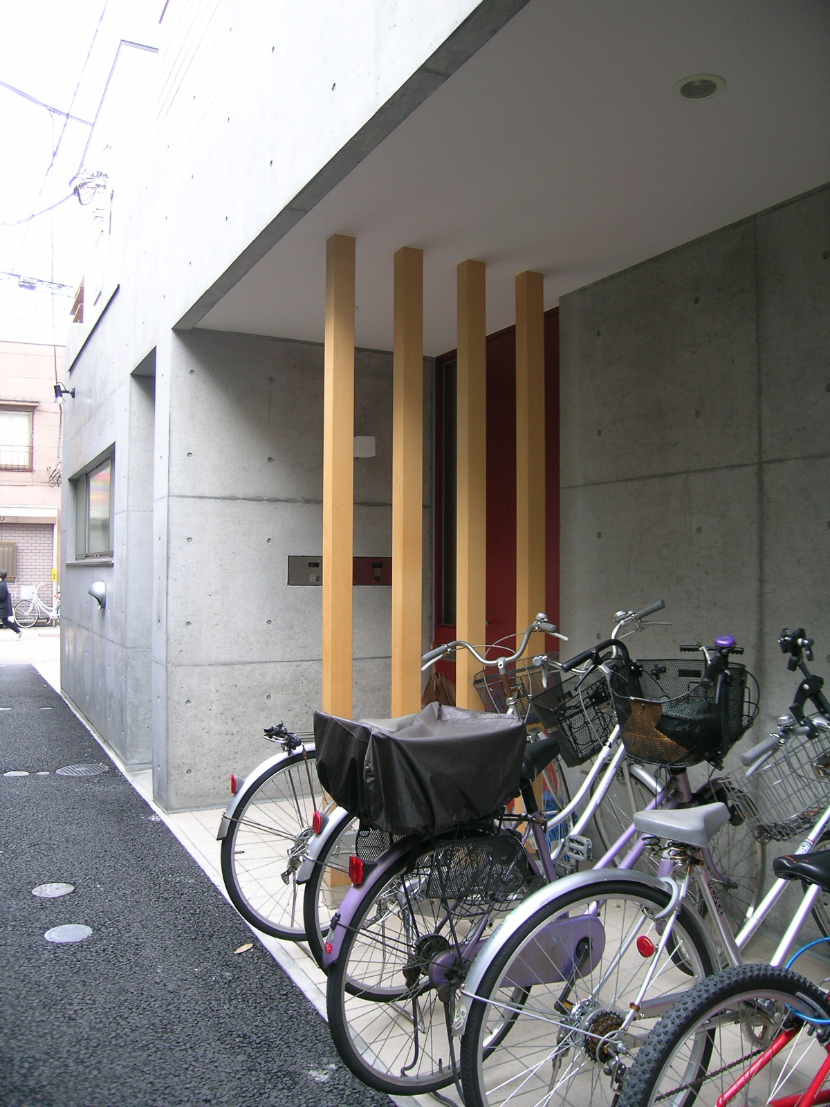 住宅部分のファサード