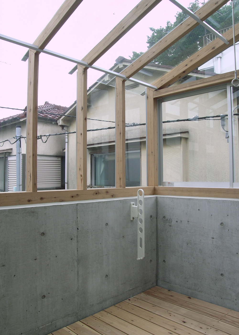 サンルームのようなバルコニー