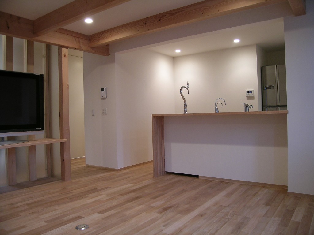 オープンキッチンで料理中も家族とのコミュニケーションも増える