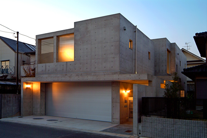 コンクリートのモダンな外観