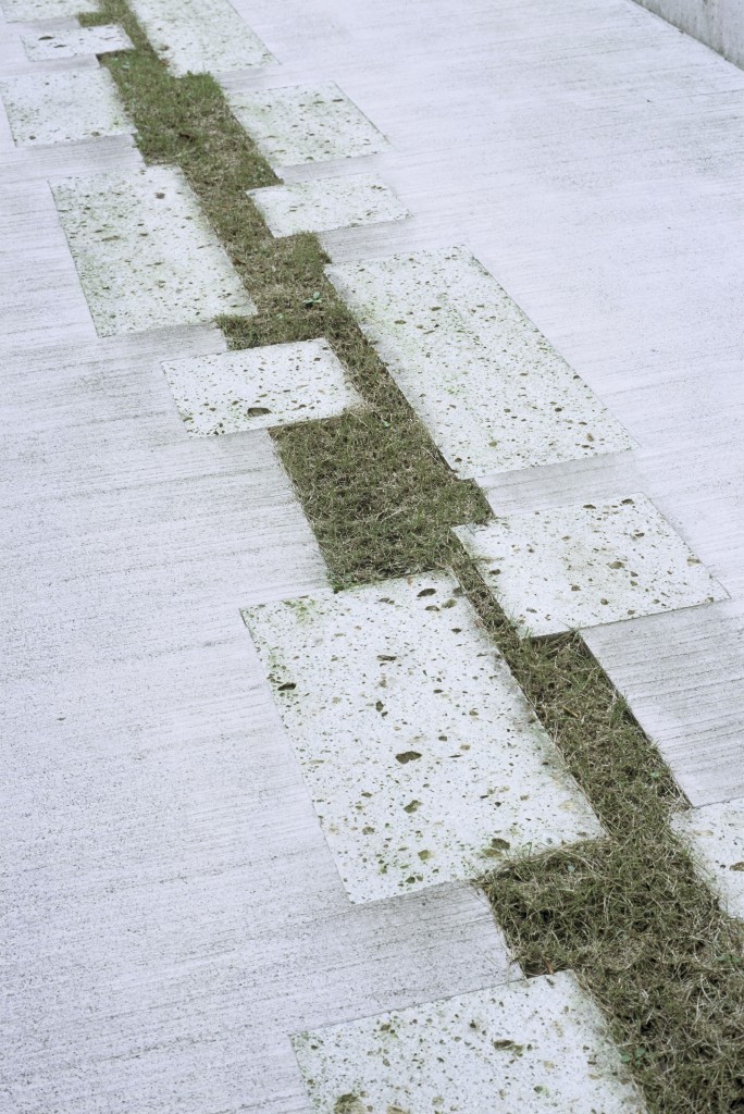 外構にも大谷石を使い建物全体に統一感を出す