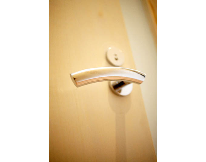 緩やかなカーブが特徴的のレバーハンドル