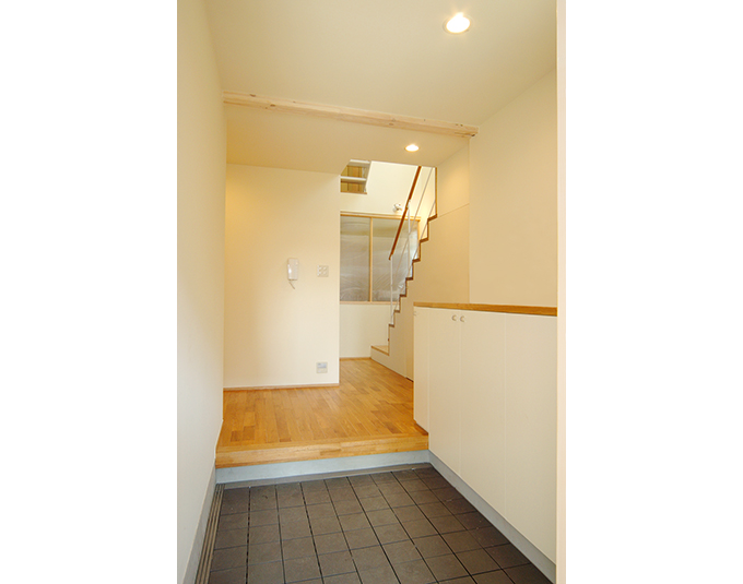 優しい雰囲気の玄関ホール