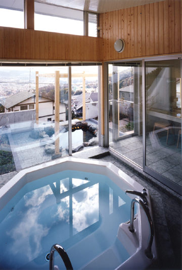 ジャグジーと露天風呂