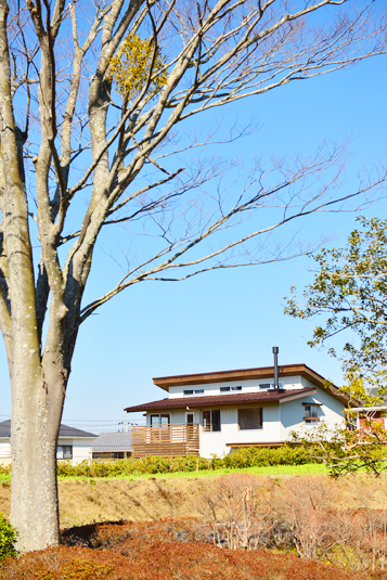 自然と調和する外観