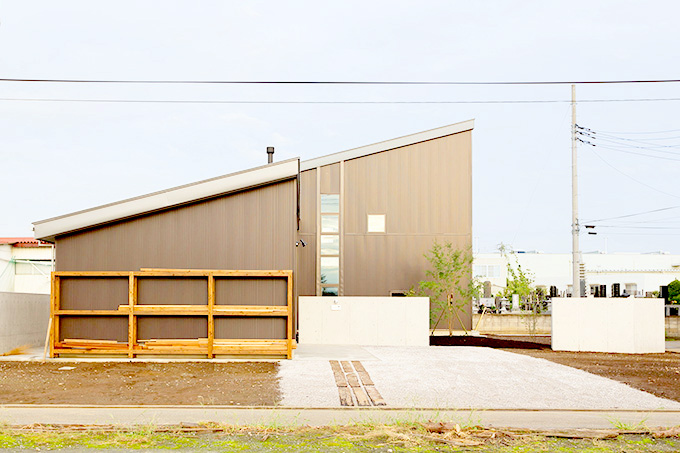 アプローチ夕景