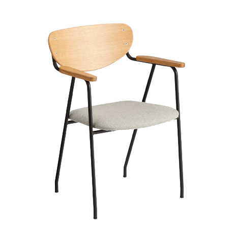 DJANGO ARM CHAIR Black