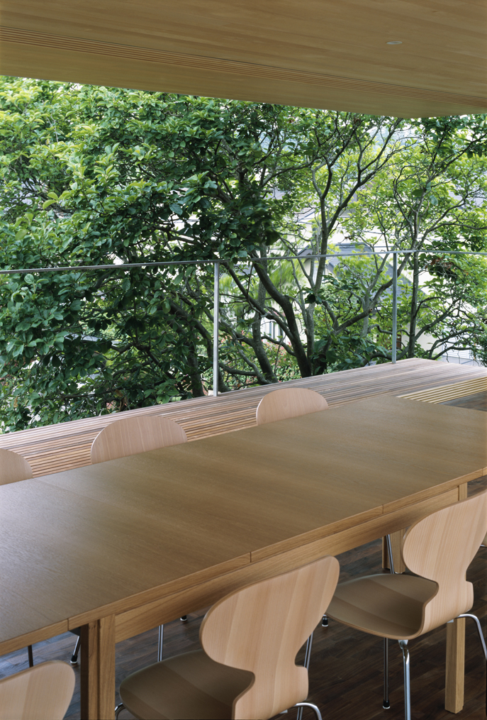 緑山の家　リビング