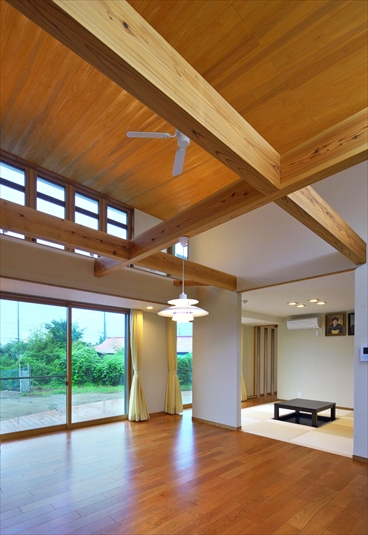 リビングの吹抜け