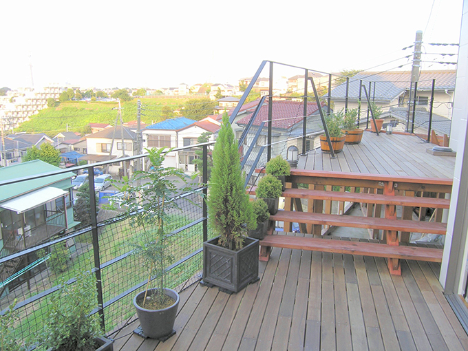 テラスからの眺め