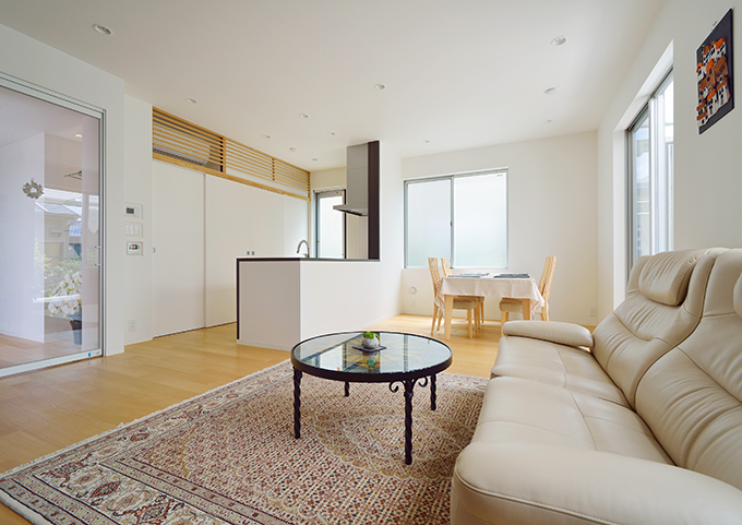 家族の顔が見える広々LDK