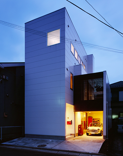 すっきりとしたモダンな外観