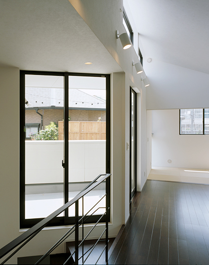 階段からベランダへ