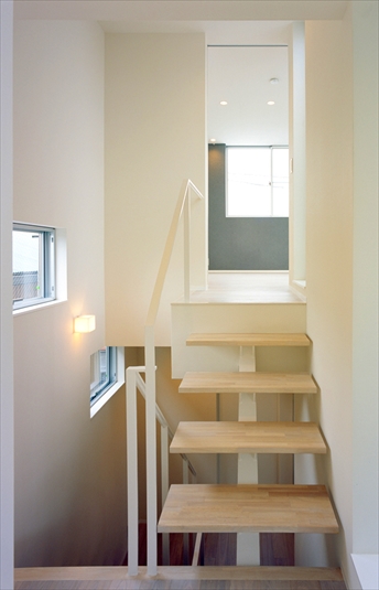 開放感のあるステップ