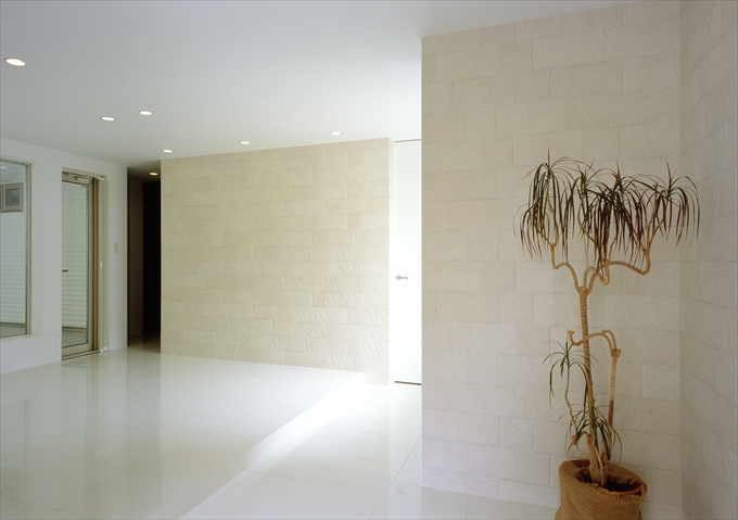 落ち着き感をプラスした内壁