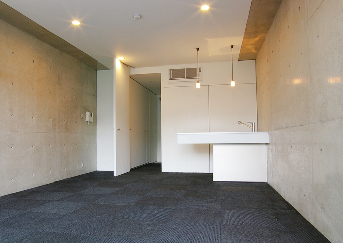 シンプルモダンなワンルームマンション