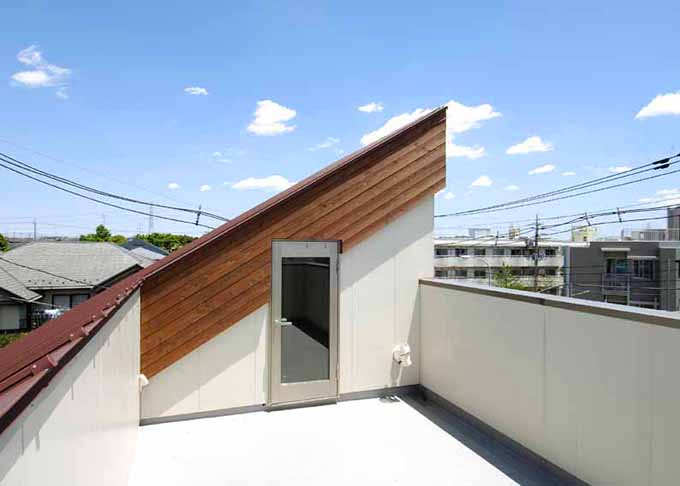 開放感がある屋上スペース
