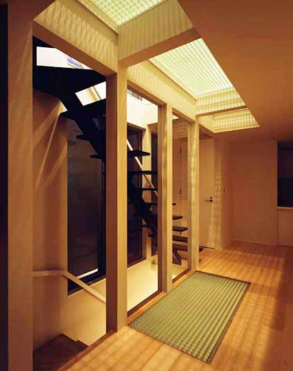 開放感がある階段スペース