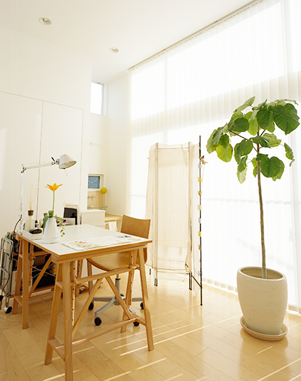 開放感があるリビング