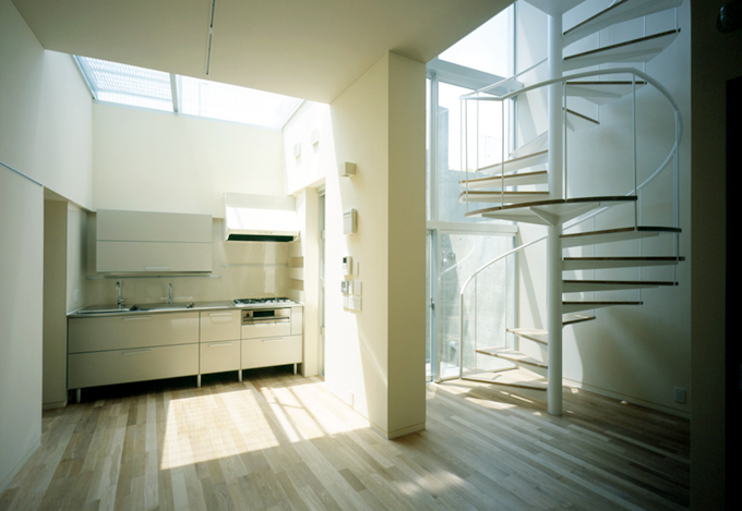 トップライトで明るいLDK