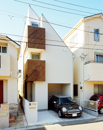 採光を確保した外観のフォルム