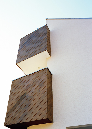 ２階３階のベランダスペース