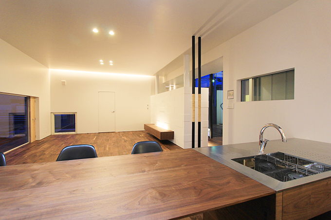 製作キッチン　ステンレスVB仕上