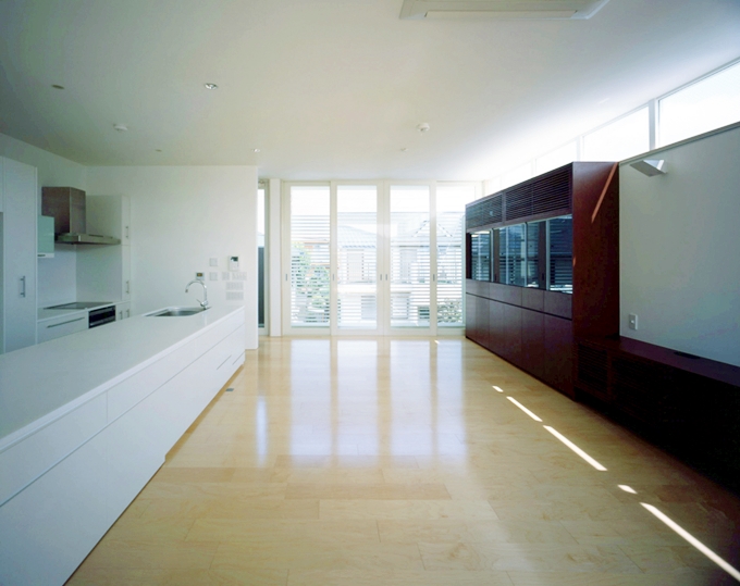 テラスとバルコニーが一体となったLDK