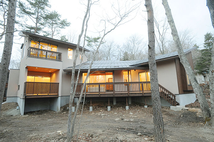 落ち着いた雰囲気の外観