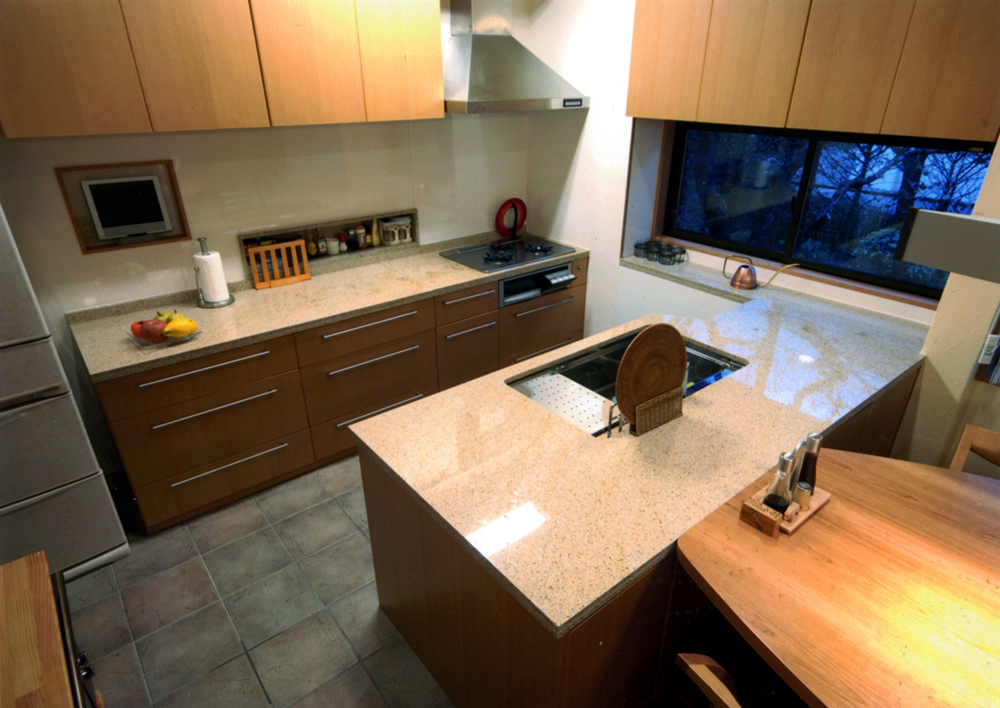 御影石カウンタートップのキッチン Fevecasa フェブカーサ 御影石カウンタートップのキッチン Fevecasa フェブカーサ