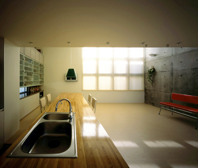 カフェのようなオープンキッチン