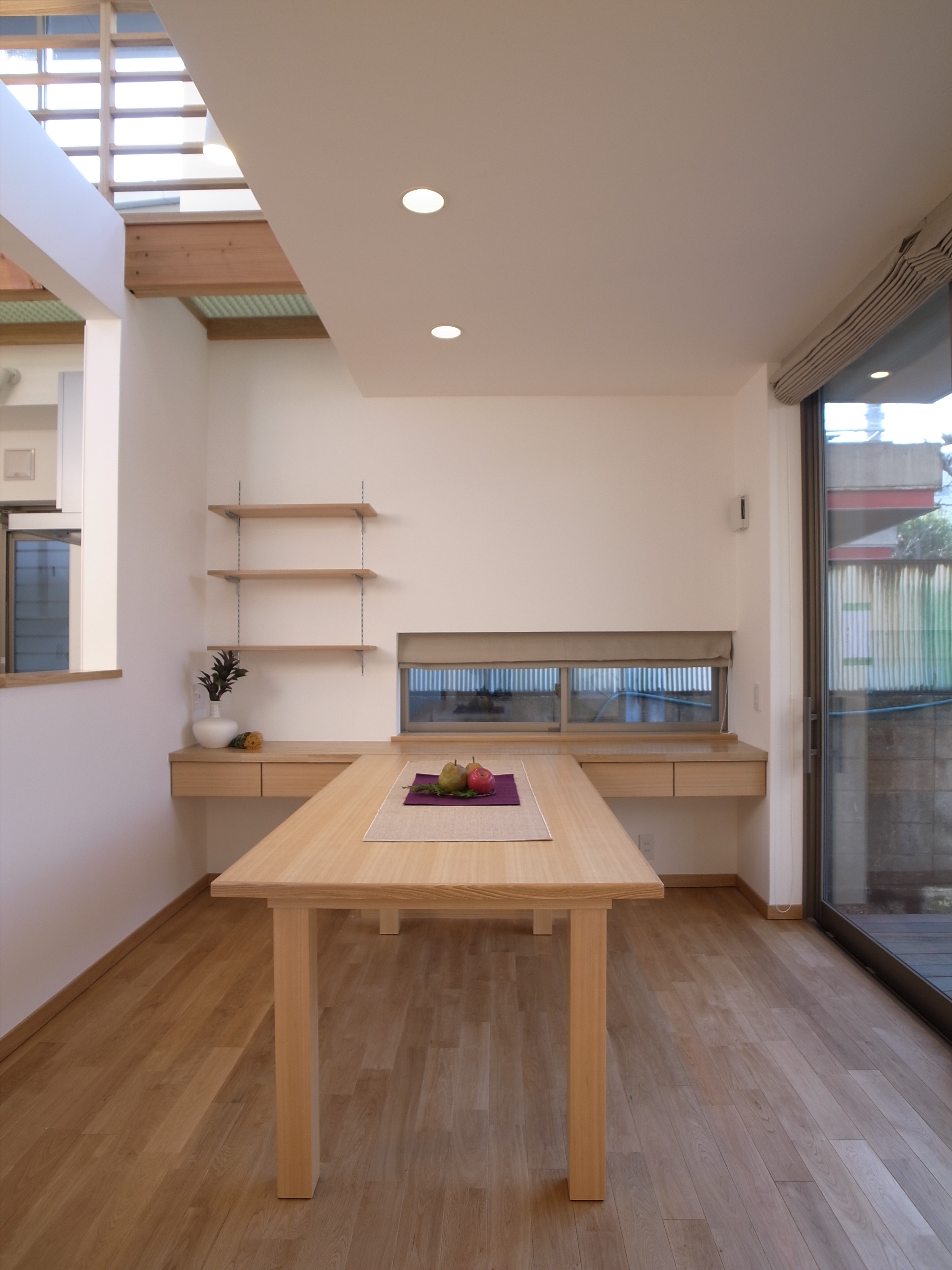 見通しの良いキッチン